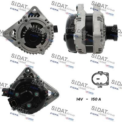 SIDAT Generator A12DE1419A2 A12DE1419A2 SIDAT dynamo FORD MAVERICK
