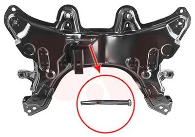 Telaio ausiliario / Supporto aggregati VAN WEZEL 1608690 VAN WEZEL 1608690 Ponte assale Ford KA 2020
