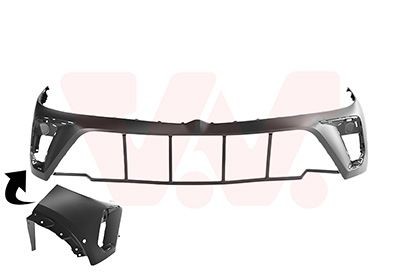 Bumper VAN WEZEL 3808575 VAN WEZEL 3808575 Voorbumper OPEL CROSSLAND X 2022