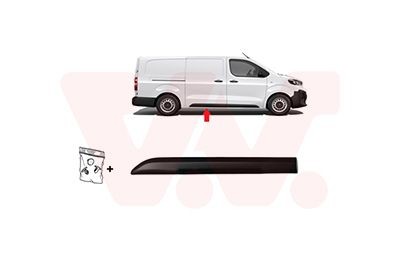 VAN WEZEL Pynte- / beskyttelsesliste, dør 3892426 VAN WEZEL 3892426 Pynte- / beskyttelsesliste, dør