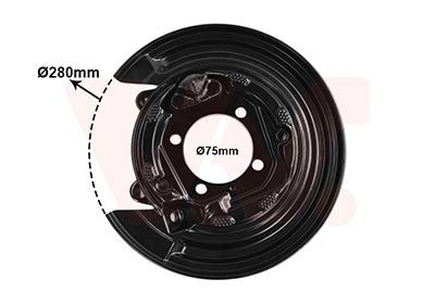 VAN WEZEL Jarrukilpi 5393377 5393377 VAN WEZEL Jarrukilpi Honda STREAM hinta