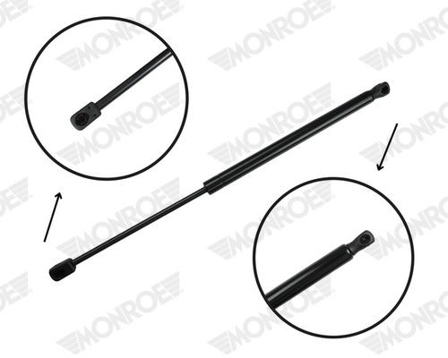 MONROE Gāzes atspere, Bagāžas / Kravas nodalījuma vāks ML6576 MONROE ML6576 Bagāžnieka amortizatori Hyundai Kona OS par izdevīgu cenu
