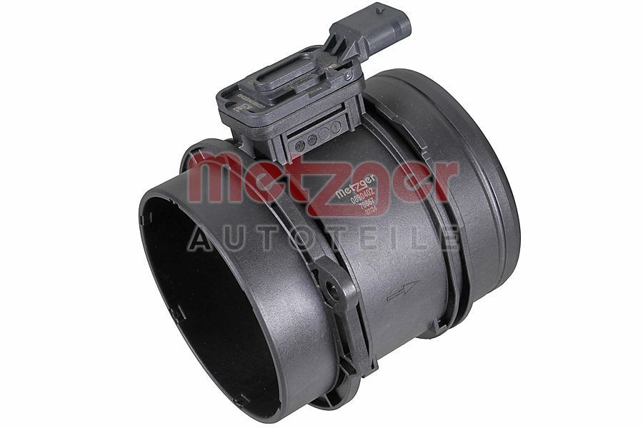 METZGER Luftmassemåler 0890402 Luftmængdesensor Volkswagen 3G2 0890402 METZGER
