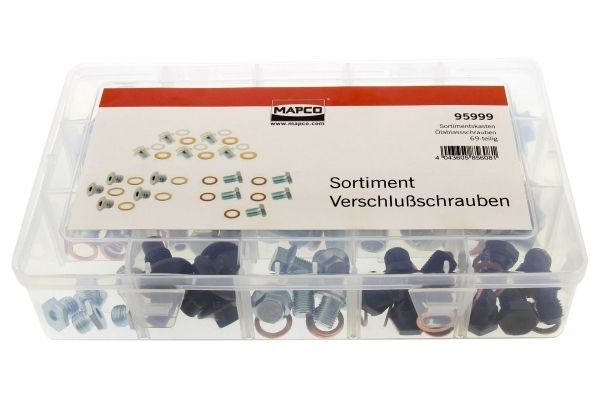 MAPCO Sortiment, Ölablassschraube 95999 Mitsubishi CX_A Ölablaßschraube Dichtring 95999 MAPCO