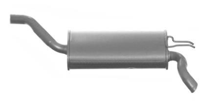Rear silencer VEGAZ RS-258IMA VEGAZ RS-258IMA 2004 RENAULT TWINGO exhaust silencer replacement