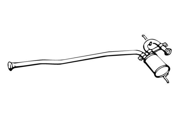 VEGAZ Silencieux intermédiaire RS-148 VEGAZ RS-148 d'origine Silencieux intermédiaire Renault 19 I coût