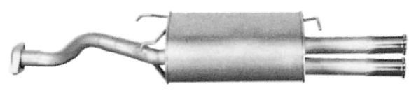 VEGAZ Bakre ljuddämpare MOS-74 VEGAZ MOS-74 Bakre ljuddämpare Rover 400 XW original
