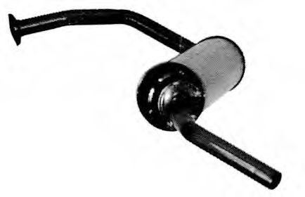 Bagpotte VEGAZ TS-28 VEGAZ TS-28 Bagerste lyddæmper TOYOTA LAND CRUISER 2021