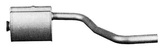 VEGAZ Forreste lyddæmper MS-211 VEGAZ MS-211 Forreste lydpotte Mercedes W108 billig