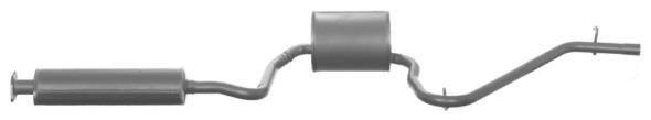 Izplūdes gāzu trokšņa slāpētājs (pēdējais) VEGAZ DIS-31 VEGAZ DIS-31: Izplūdes gāzu trokšņa slāpētājs Daihatsu CUORE 2018