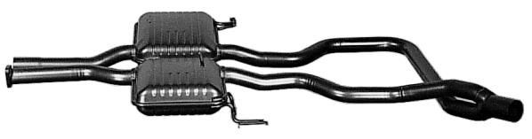 VEGAZ Mittenljuddämpare FS-350 VEGAZ FS-350 Mellan ljuddämpare Ford Sierra MK2