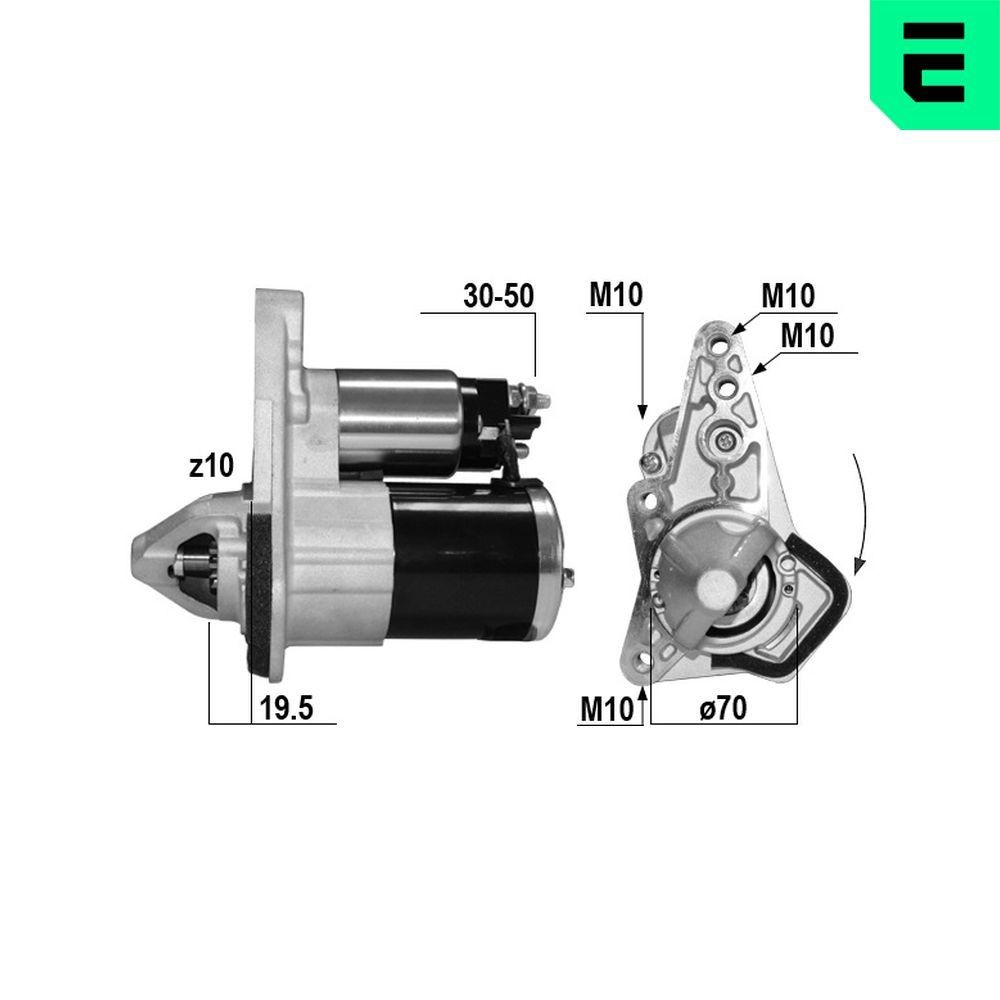 ERA Štartér 221095A 221095A Štartér DACIA DOKKER ERA