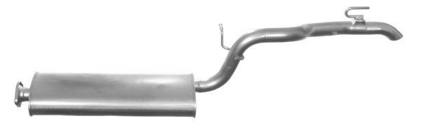 Bakre ljuddämpare IMASAF JE.42.07 IMASAF JE.42.07 Slutdämpare JEEP COMPASS 2018