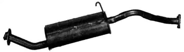 VEGAZ Bakre ljuddämpare MIS-80 VEGAZ MIS-80 ljuddämpare Mitsubishi Pajero L040 pris