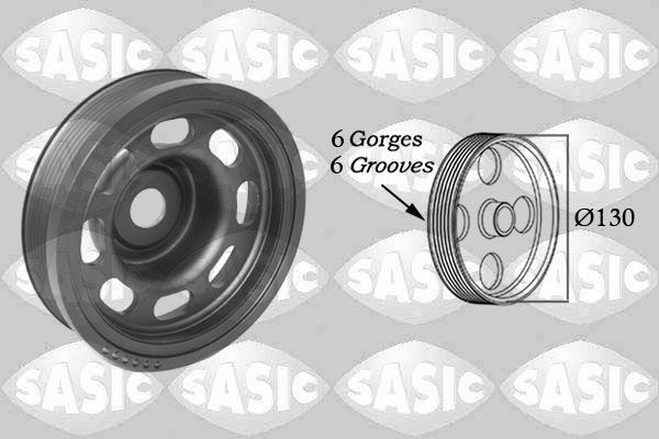 SASIC Puleggia cinghia albero a gomiti 2150075 SASIC 2150075 Puleggia cinghia albero a gomito Audi Q3 Sportback prezzo