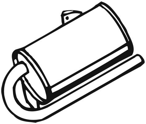 VEGAZ Einddemper SAS-18 VEGAZ SAS-18 Einddemper, uitlaat Subaru Impreza GP goedkoop