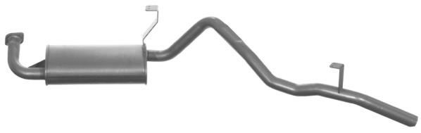 Bagpotte VEGAZ TS-204 VEGAZ TS-204: Udstødning bagpotte Toyota LAND CRUISER 2021