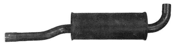 VEGAZ Keskiäänenvaimentaja VOS-77 VOS-77 VEGAZ Keskimmäinen äänenvaimennin VOLVO 480 E