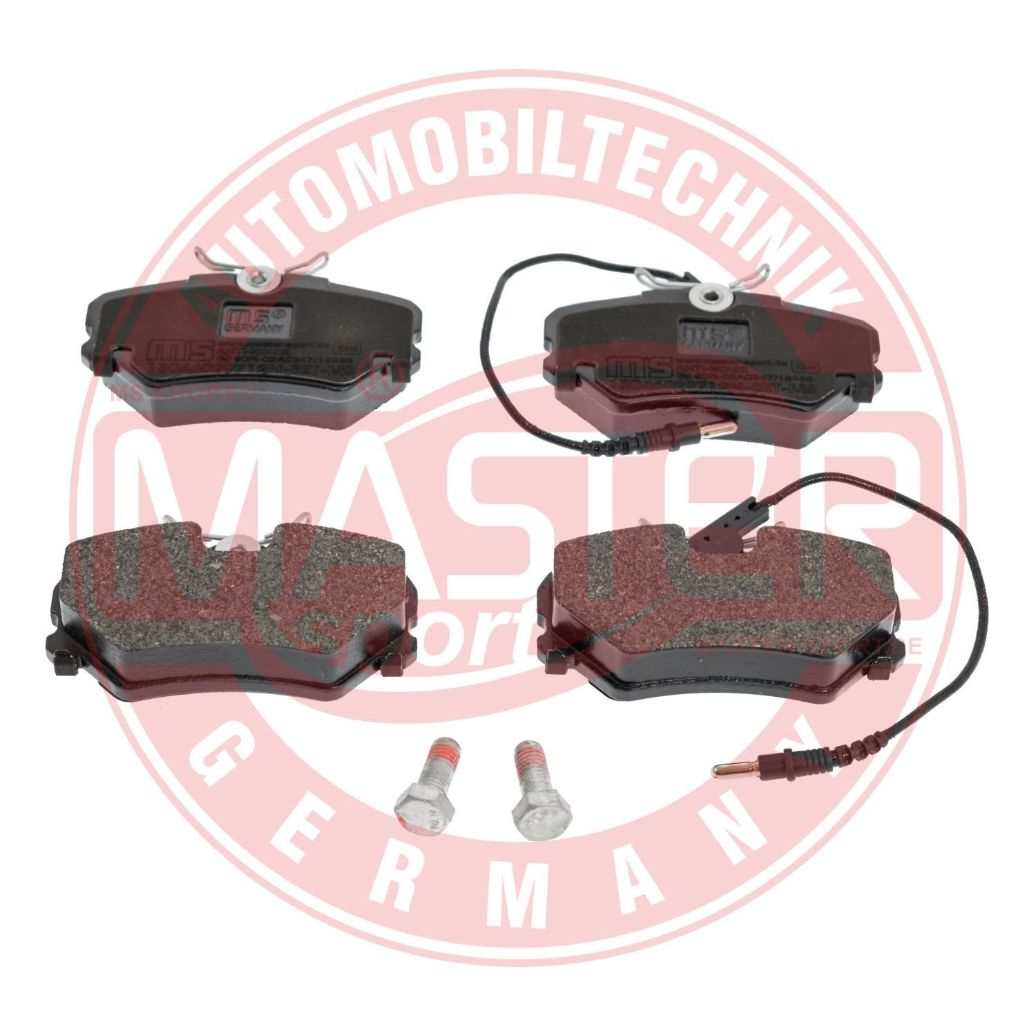 MASTER-SPORT 21210 Plaquettes de frein MASTER-SPORT 21209 Plaquettes de frein