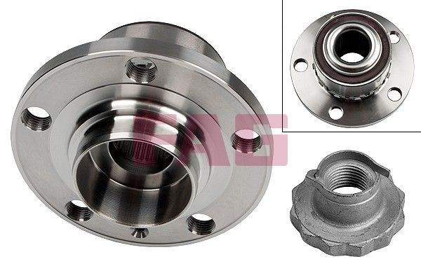 FAG Wheel bearing kit 713 6108 20 713 6108 20 FAG wheel bearing for SKODA CITIGO