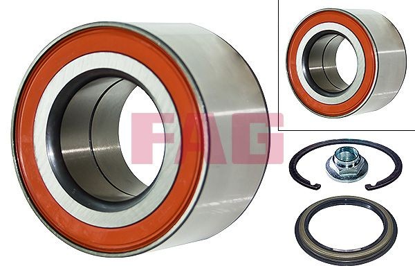 FAG Kit de rolamento de roda 713 6150 90 713 6150 90 Jogo de rolamentos de roda KIA PICANTO FAG