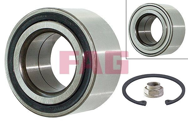 FAG Kit de rolamento de roda 713 6170 40 Cubo da roda FAG Honda CONCERTO 713 6170 40