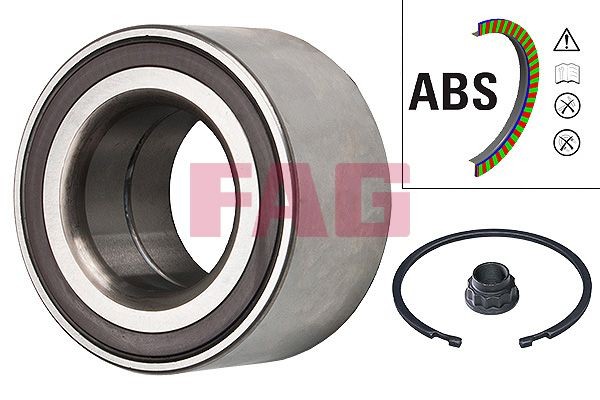 FAG Wheel bearing kit 713 6189 10 713 6189 10 FAG wheel hub for TOYOTA VERSO S