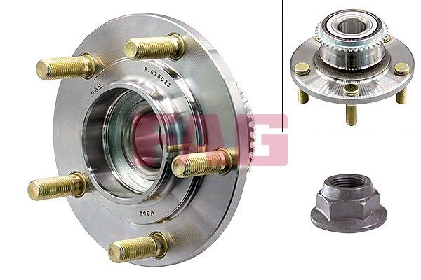 Kit de roulement de roue FAG 713 6197 60 FAG 713 6197 60: Kit de roulement de roue Mitsubishi LANCER 2002