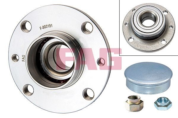 FAG Kit de rolamento de roda 713 6902 40 FAG 713690240 Cubo da roda Iveco Daily originais