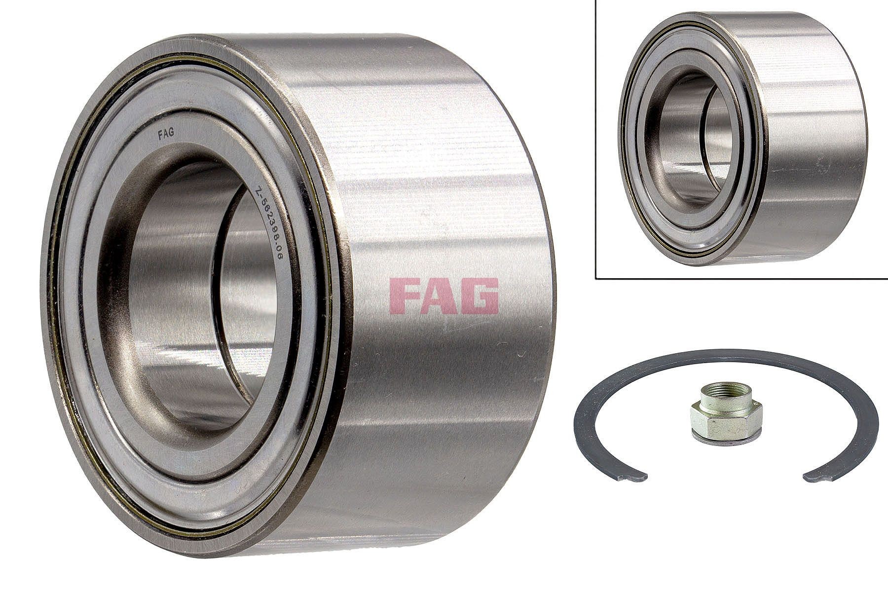 Kit de rolamento de roda FAG 713 6905 10 FAG 713 6905 10 Cubo da roda FIAT PUNTO 2002