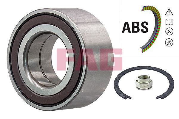 FAG Kit de rolamento de roda 713 6908 10 FAG 713690810 Cubo da roda Iveco Daily originais