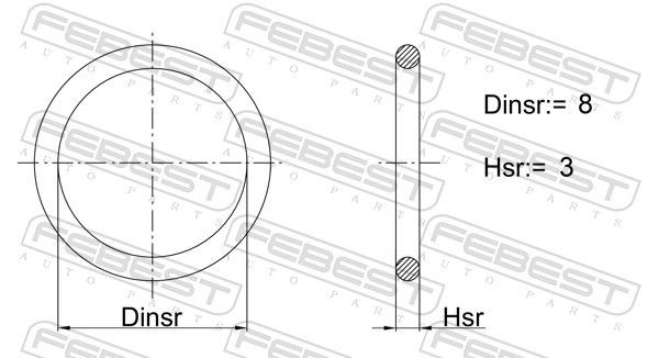 FEBEST Retentor 19400-010 19400-010 Junta, cárter do óleo-caixa de velocidades automática TOYOTA VERSO FEBEST
