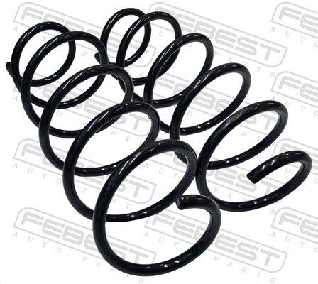 FEBEST Molle ammortizzatori 21115-005F 21115-005F Molla ammortizzatore FEBEST Volkswagen