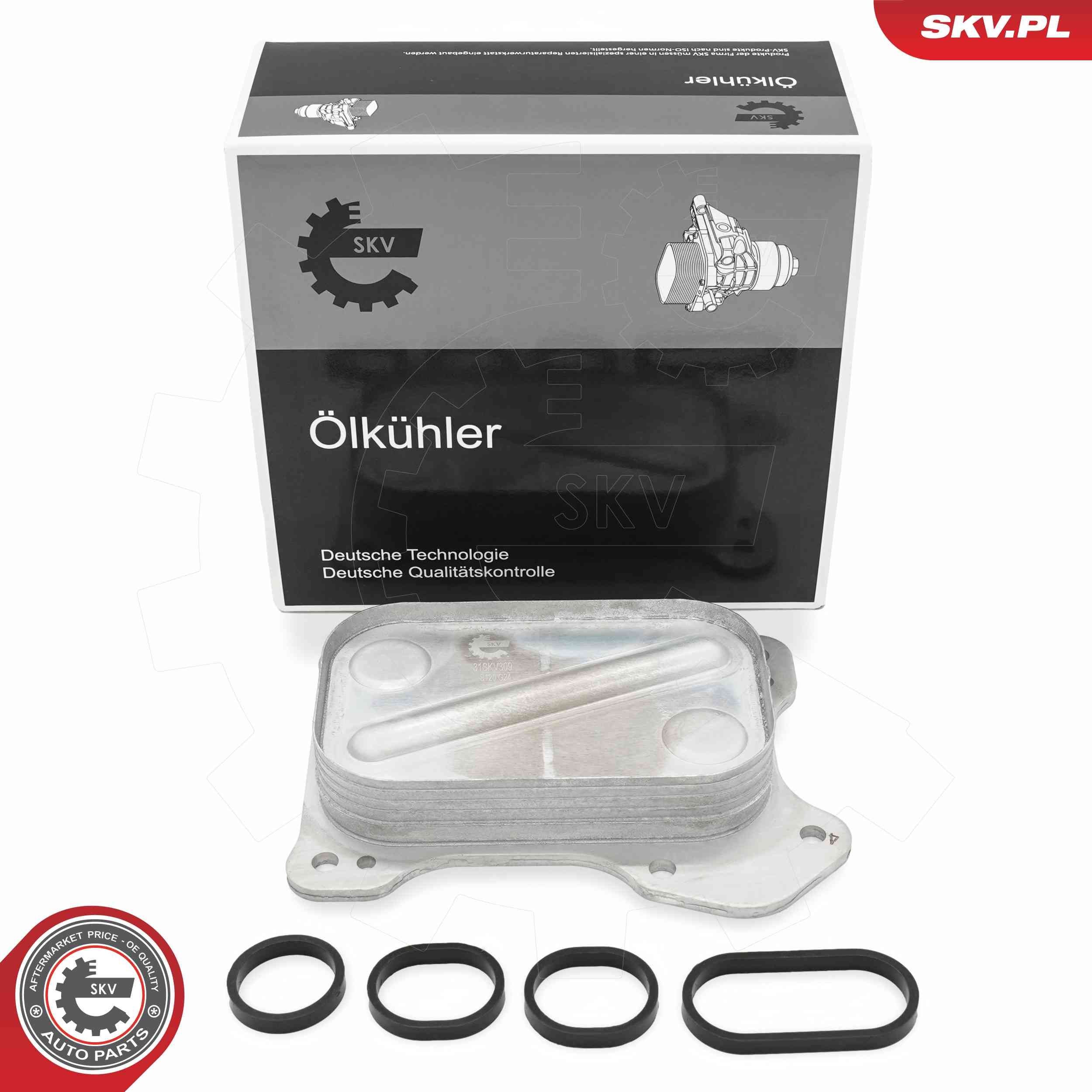 ESEN SKV Oliekøler, motorolie 31SKV309 Olieradiator ESEN SKV INSIGNIA 31SKV309 billig