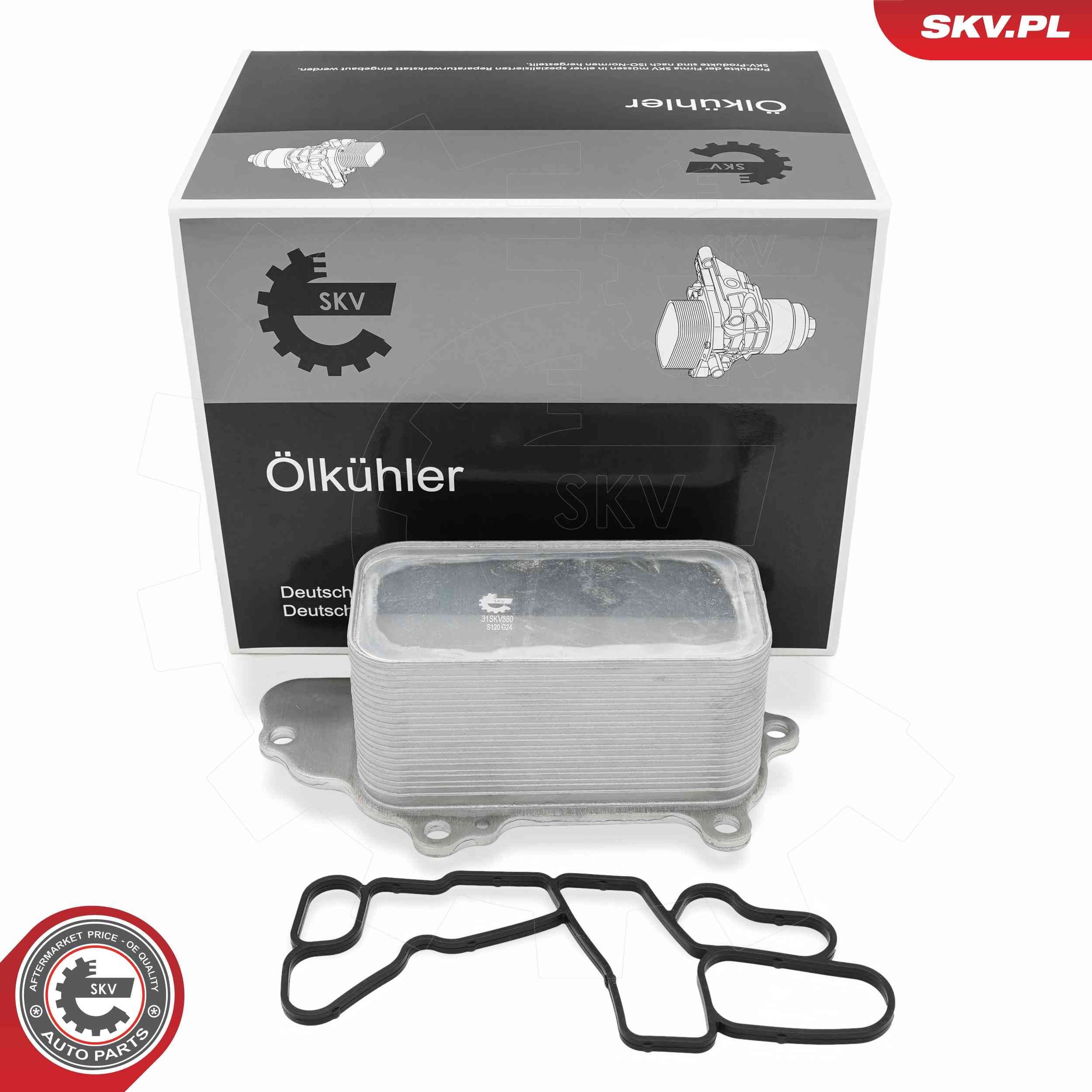 Eļļas radiators, Motoreļļa ESEN SKV 31SKV380 ESEN SKV 31SKV380: Eļļas radiators Jeep GRAND CHEROKEE 2011