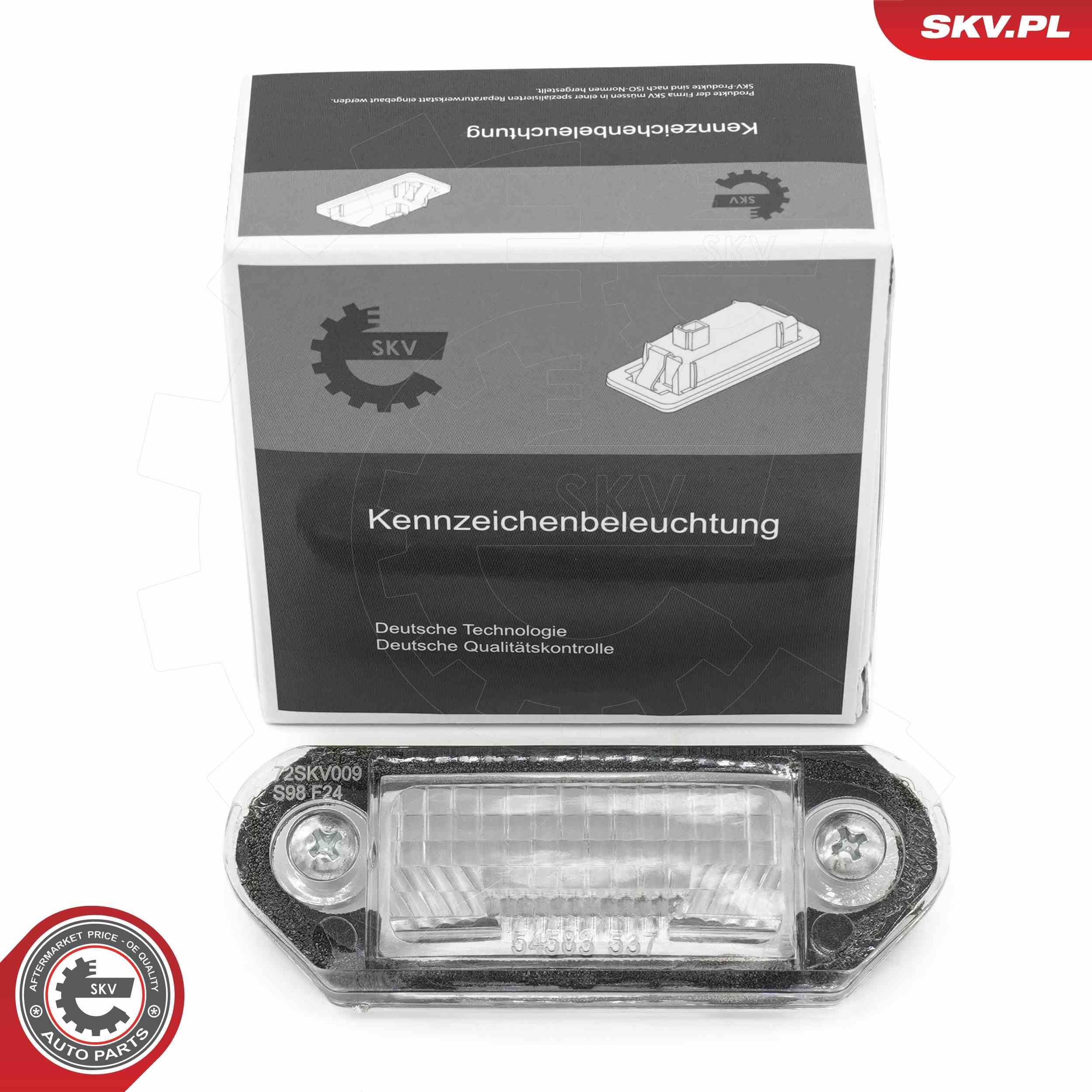ESEN SKV Nummerpladelys 72SKV009 Pære nummerpladelys ESEN SKV Volkswagen UP 72SKV009