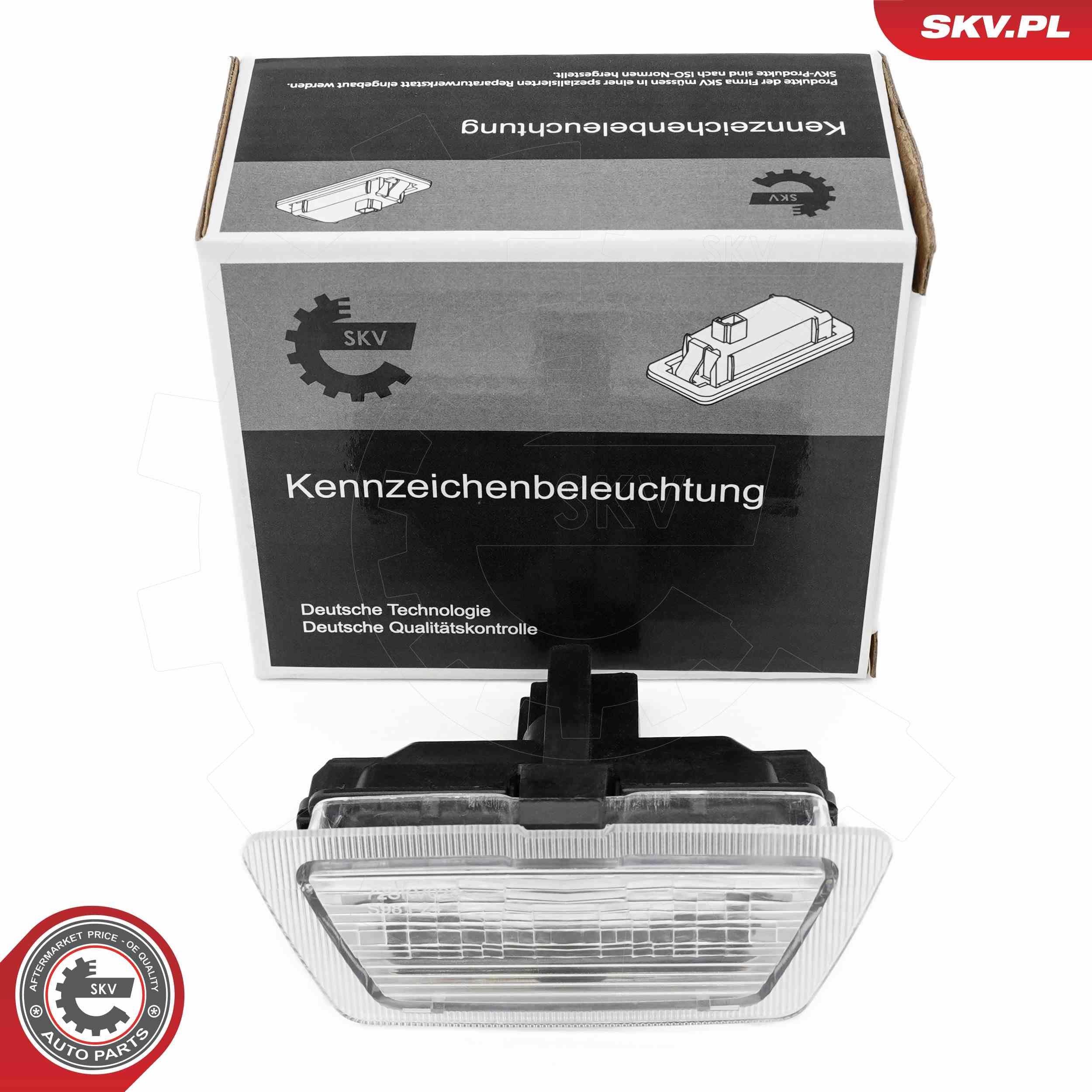 ESEN SKV Licence Plate Light 72SKV028 OPEL ASTRA ESEN SKV number plate light 72SKV028