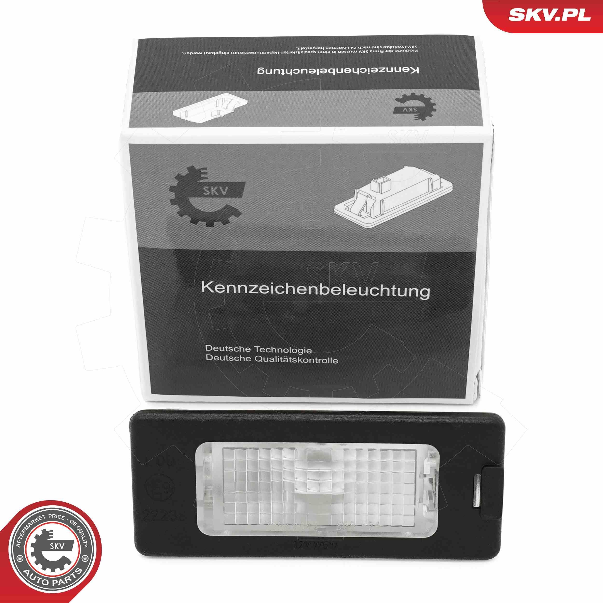 ESEN SKV Nummerskyltsbelysning 72SKV042 SEAT glödlampa skyltbelysning ESEN SKV 72SKV042