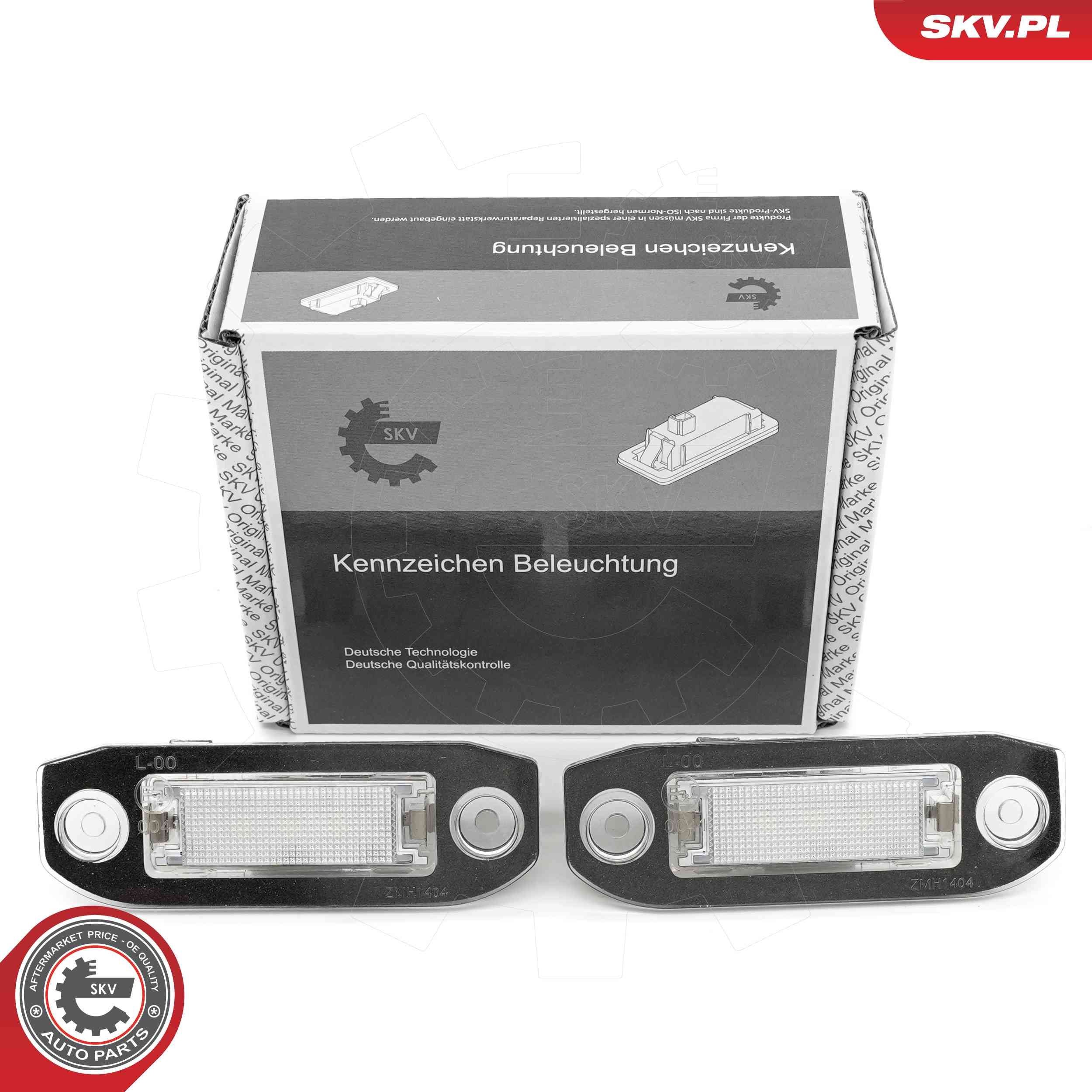 Osvetlenie poznávacej značky ESEN SKV 72SKV522 ESEN SKV 72SKV522: Osvetlenie poznávacej značky Volvo S40 2004