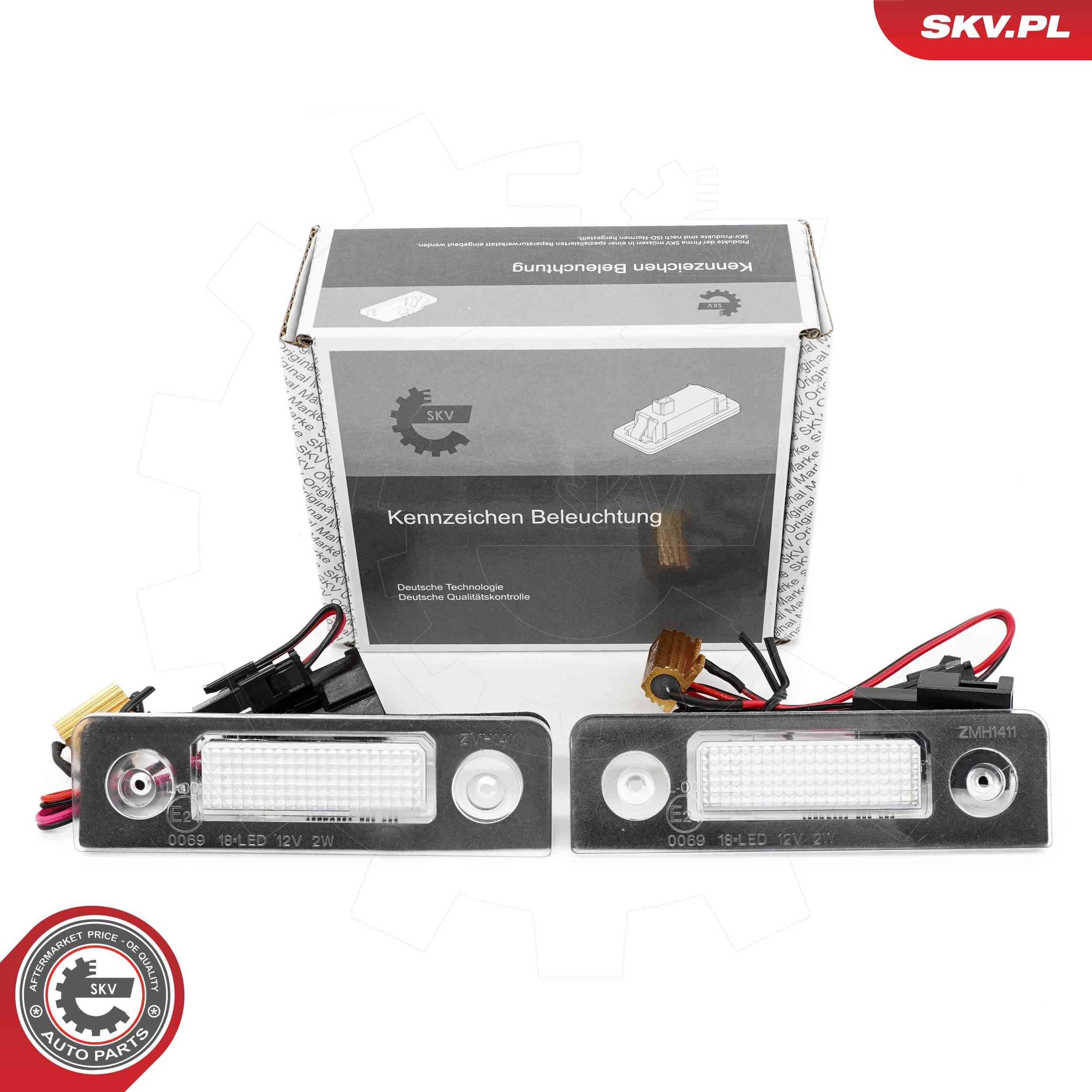 ESEN SKV Nummerpladelys 72SKV524 72SKV524 Pære nummerpladelys SKODA CITIGO ESEN SKV