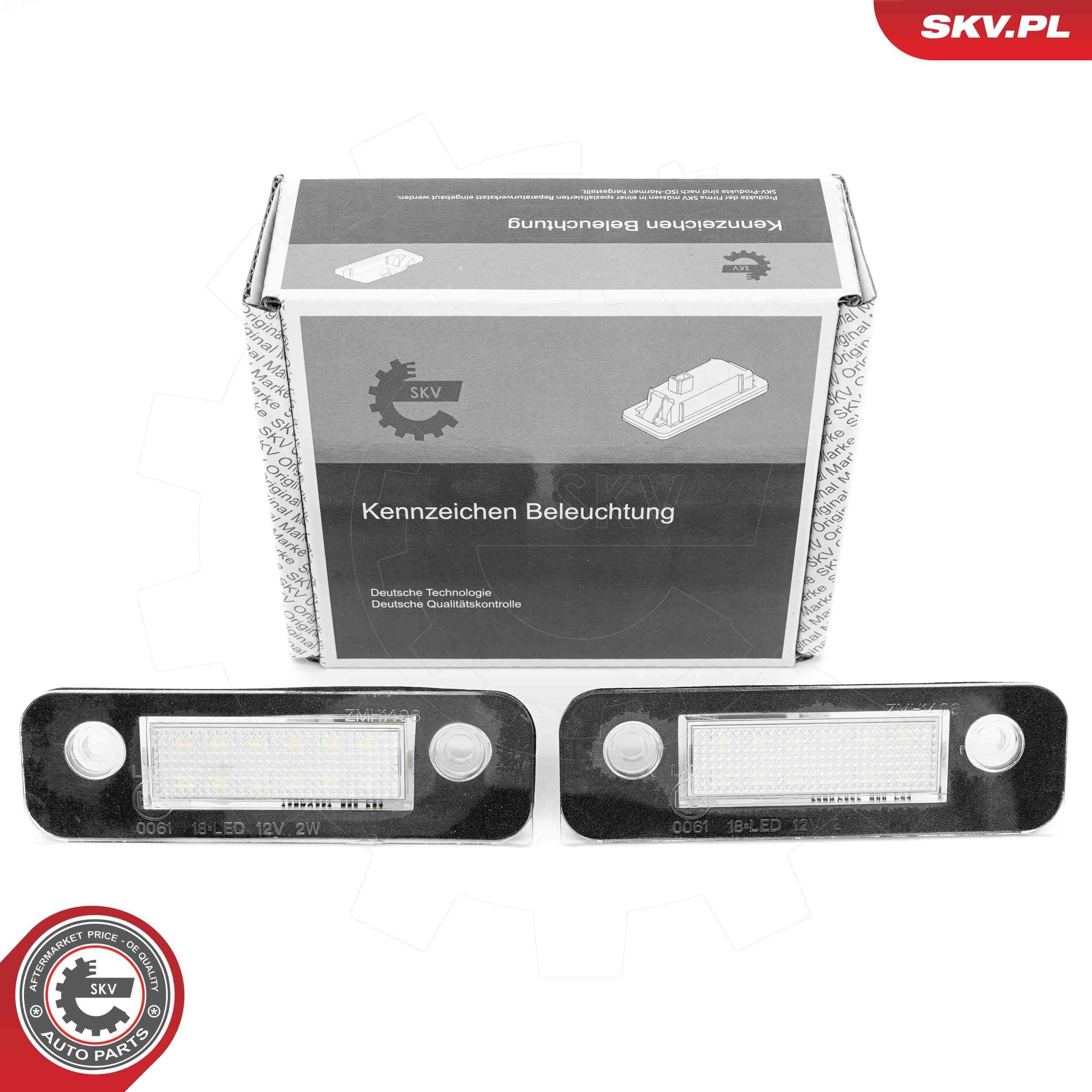 ESEN SKV Nummerskiltlys 72SKV527 Skyltbelysning ESEN SKV Mazda 3 72SKV527