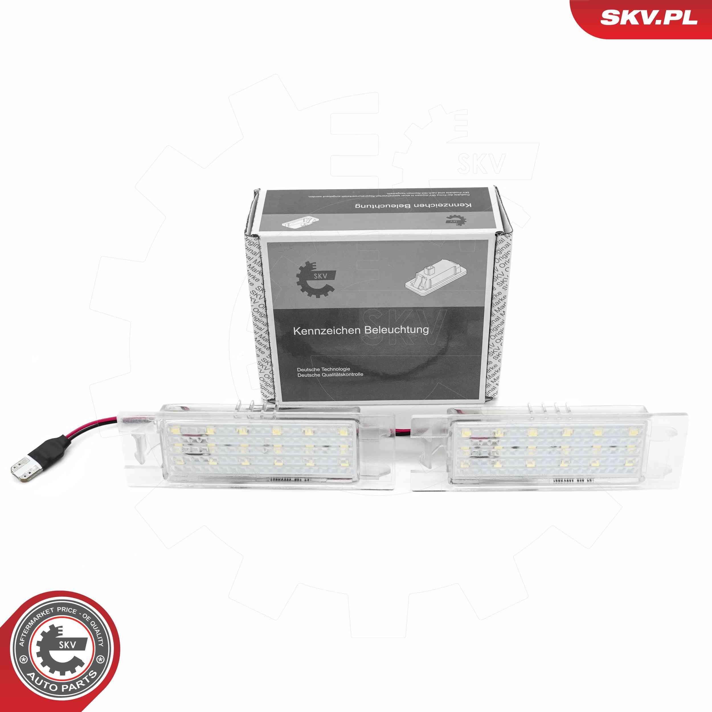 ESEN SKV Éclairage de plaque d'immatriculation 72SKV533 Ampoule feu eclaireur de plaque ESEN SKV JAZZ 72SKV533 pas cher