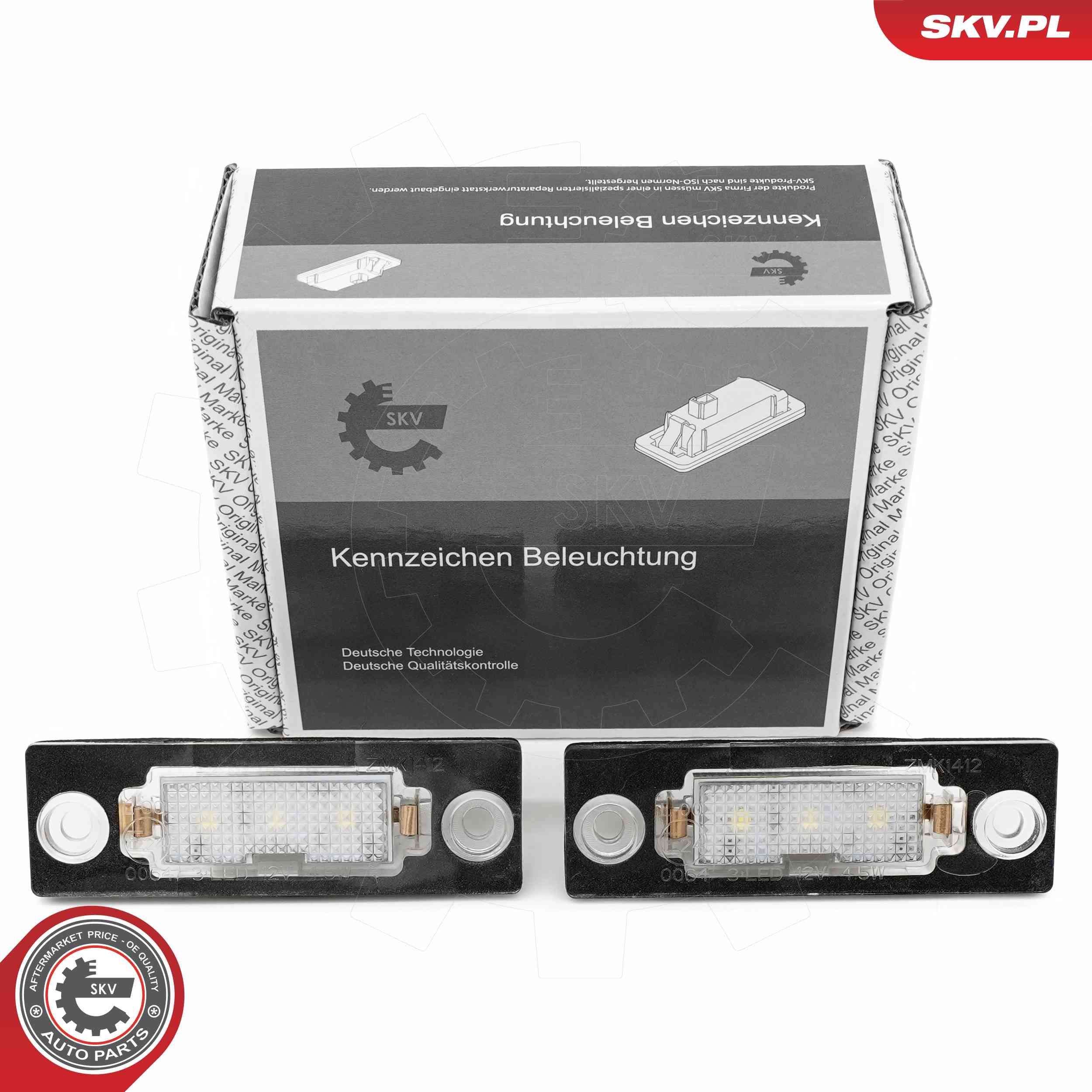 ESEN SKV Licence Plate Light 72SKV534 72SKV534 ESEN SKV number plate light for VOLVO S60