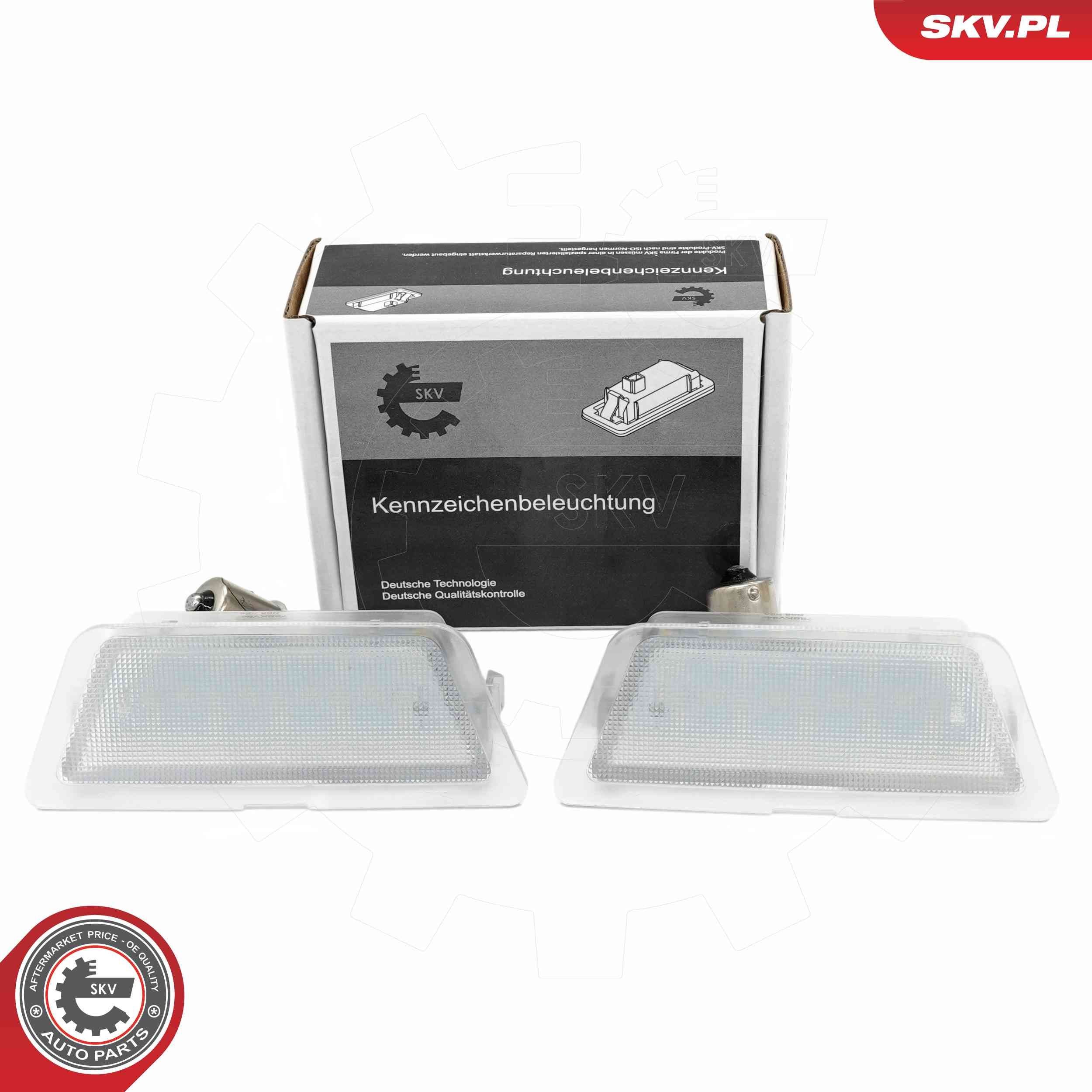 ESEN SKV Licence Plate Light 72SKV543 Opel ASTRA ESEN SKV number plate light 72SKV543