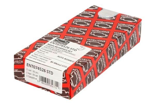 ENGITECH Bronzine di banco ENT074526 STD ENGITECH ENT074526 STD Cuscinetto albero a gomito Saab 900 I Cabrio prezzo