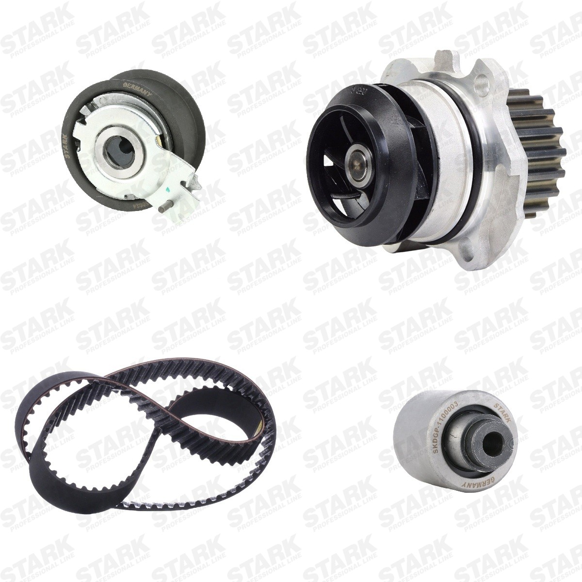 STARK Kit de distribution + pompe à eau SKWPT-0750695 SKWPT-0750695 Kit de distribution SEAT LEON STARK