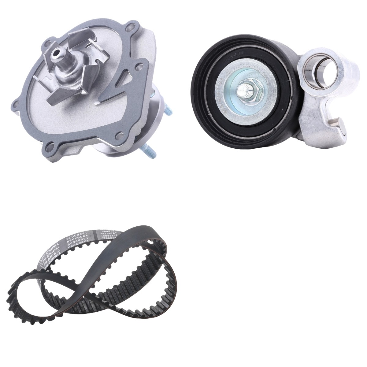 RIDEX Bomba de água + kit de correia dentada 3096W0697 Bomba de água + kit de distribuição RIDEX TOYOTA 3096W0697