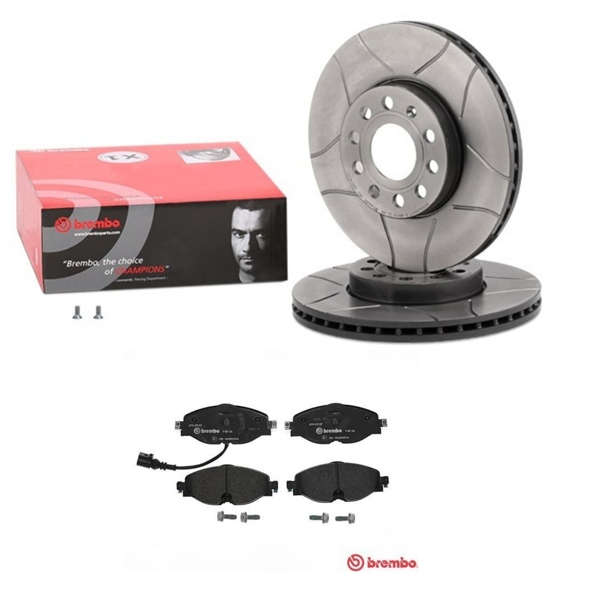 BREMBO Bremžu komplekts, Disku bremzes BRB3405N0049 BREMBO BRB3405N0049 Bremžu komplekts Octavia IV Combi (NX5) cena