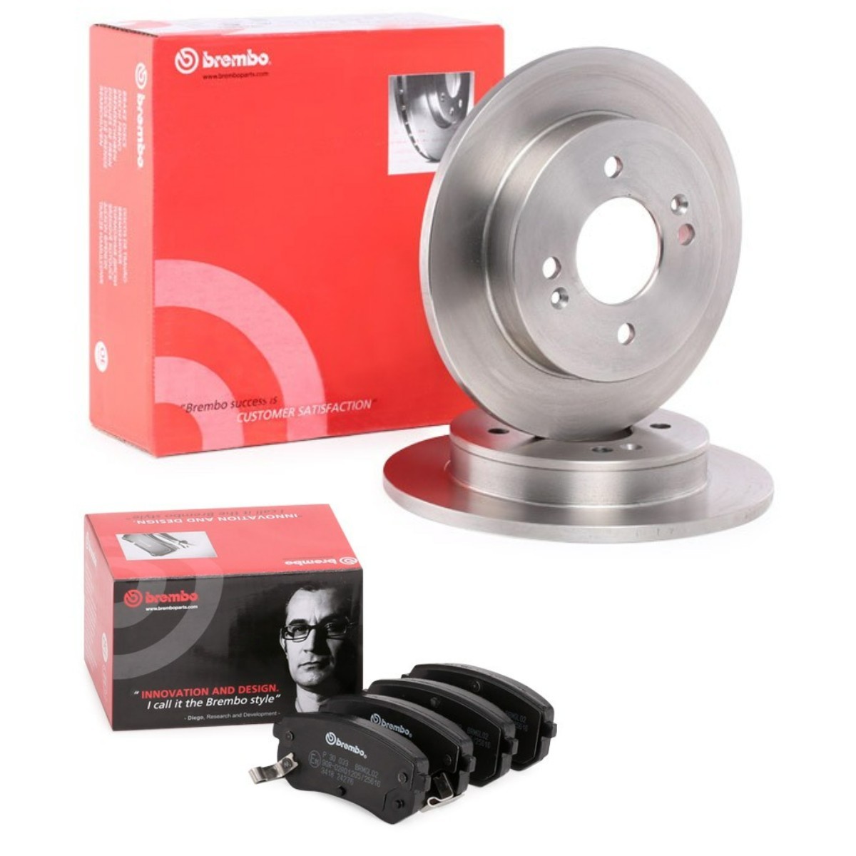 BREMBO Bremseskiver og klodser BRB3405N0095 Bremseklodser og skiver BREMBO Hyundai GRANDEUR Prime BRB3405N0095