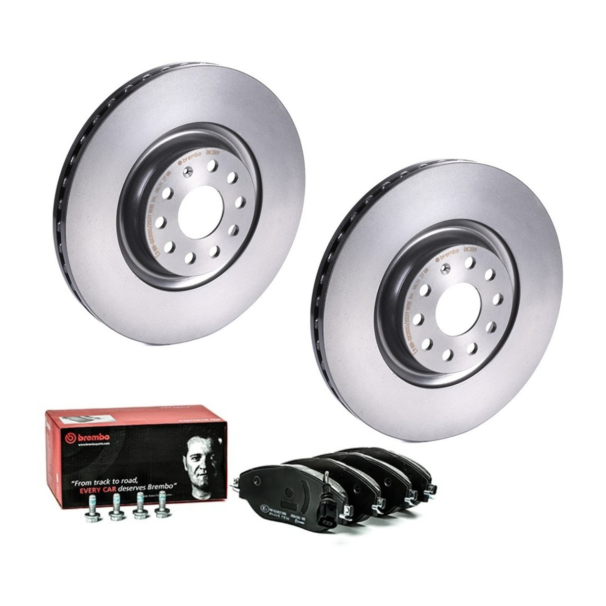 BREMBO Pidurikomplekt, ketaspidur BRB3405N0105 BREMBO BRB3405N0105 Pidurikomplekt Octavia IV Combi (NX5) hind